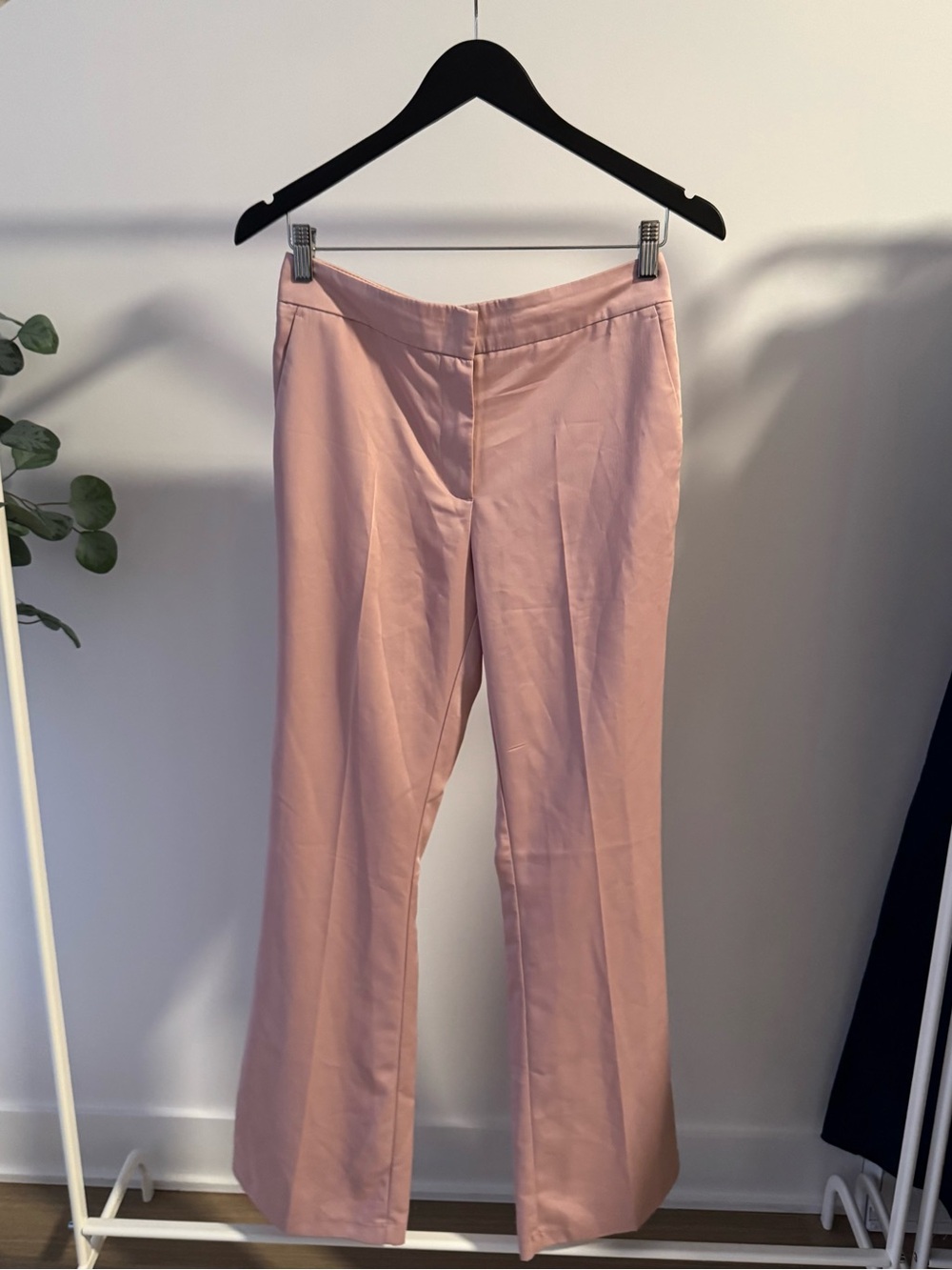 Zara Pink Wide-Leg Dress Pants